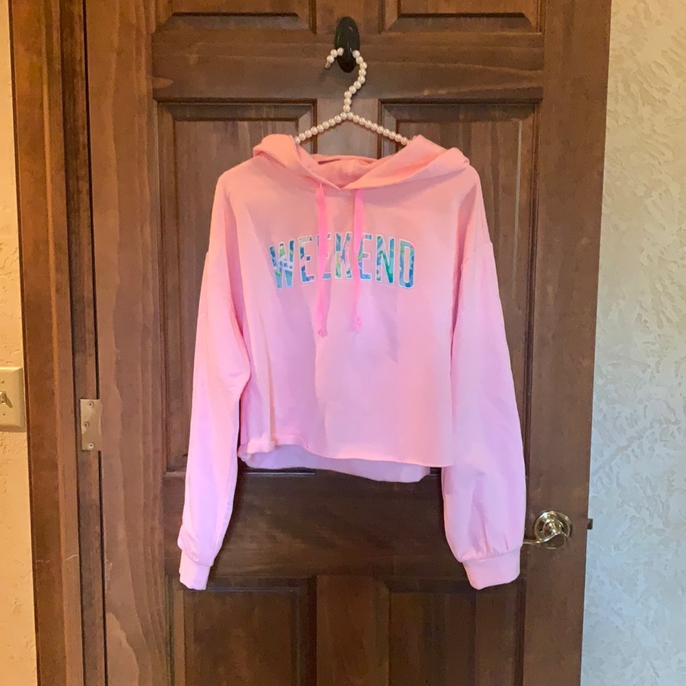 Lilly Pulitzer cropped hoodie